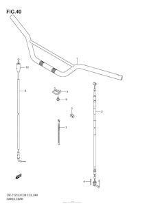  Handlebar (Dr-Z125Ll3 E33)