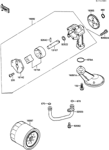 EX500 Масляный насос