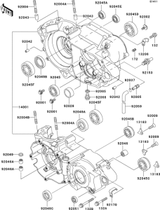  Картер двигателя