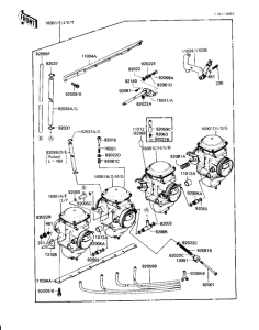 KZ1000 Carburetor assy