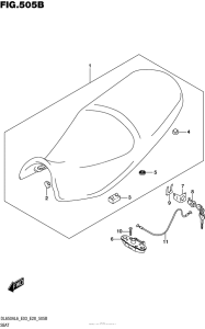 DL650 (ABS) Seat (Dl650Al6 E33)