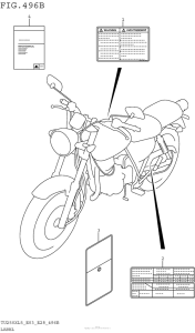TU250 Label (Tu250Xl5 E28)