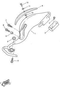YQ50 Выхлопная система