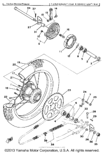 MX175G Переднее колесо