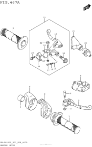 RM-Z450 Рулевые переключатели