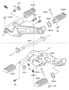FD112 Подножки