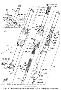 IT200S Передняя вилка