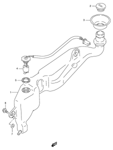 RG125 Бак масляный
