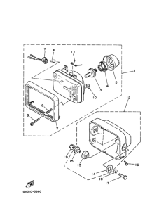 RZ125 Headlight assy