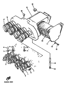 XJ550 Впускная система
