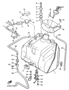 V-MAX12 Топливный бак