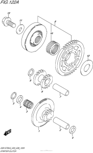 GSX-S750 Муфта стартера