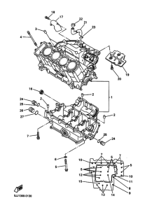 YZF-R1 Картер двигателя