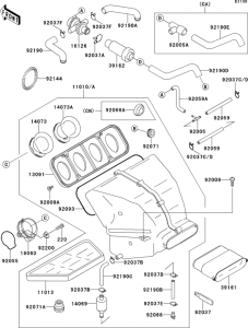ZX750 Air filter(1 / 2)