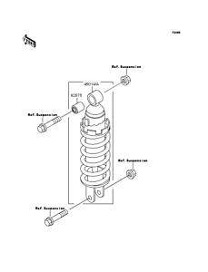 ZR250 Амортизатор