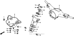 C70 Handlebar + top bridge