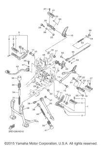 SR400 Подножки