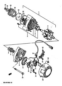 GSX-R1100 Альтернатор