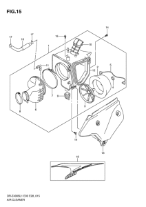 DR-Z400 Воздухоочиститель