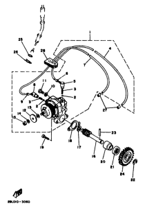 RD350F Масляный насос