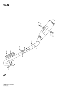 RM-Z250 Muffler comp