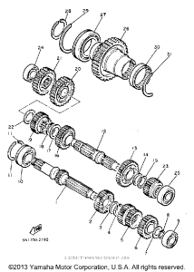 XJ750MK Трансмиссия