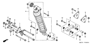 XL1000V Rear cushion