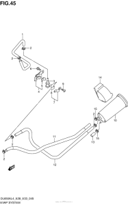 DL650 (ABS) Evap System (Dl650Al4 E33)