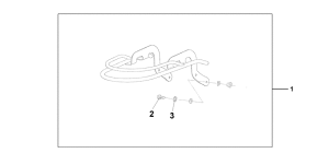 VT750CA Переднее крыло rail