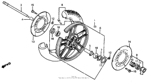 VF700C Front wheel 84