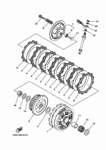 MT07 Сцепление