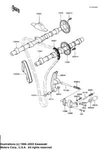 KZ1100 Camshafts / chain / tensioner