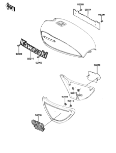 KZ1000 Наклейки