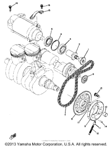 TX500 Starting motor unit