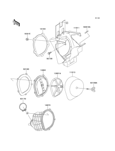 KX125 Воздушный фильтр