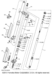  Передняя вилка