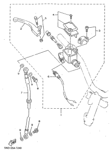 YN50R Главный тормозной цилиндр