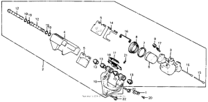 CB400 Передний суппорт