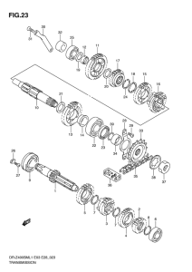 DR-Z400 Трансмиссия