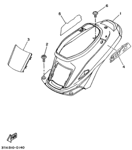 CW50T Side cover  /  oil tank