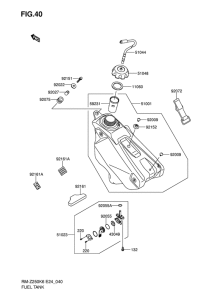 RM-Z250 Tank fuel