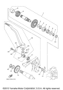 YZ250T1 Стартер