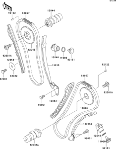VN800 Распред вал