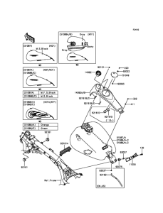 VN1700 Топливный бак
