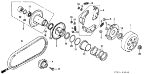 PK50 Clutch / driven face