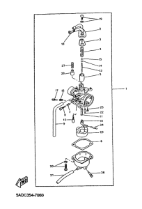 YN50R Карбюратор