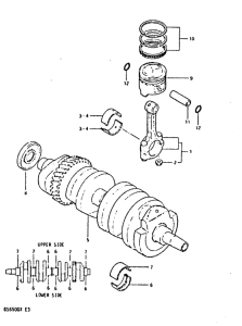 GS650 Вал коленчатый