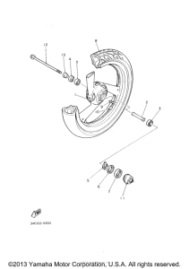FZR600RE Переднее колесо
