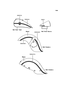 VN400 Наклейки