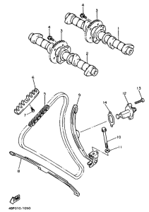 XJ600S Camshaft. chain